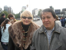 Perla Graisman y Toty Flores