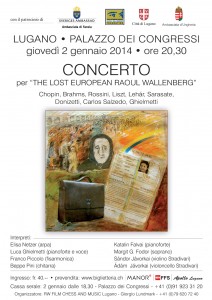 Afiche del Concierto de Lugano.