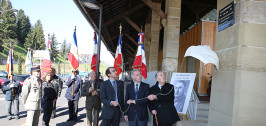 Marzo de 2016, inauguración de la placa honrando la memoria de Léon Bronchart en la estación de Brive.